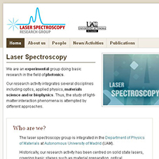 Laser Spectroscopy Research Group - 2mdc